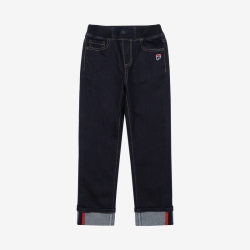 Fila Roll-up Denim - Poikien Housut - Laivastonsininen | FI-62581